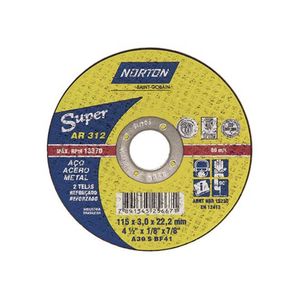 Disco Corte Ferro 4,5" AR312 252842856 Norton