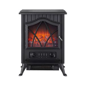 Aquecedor de ambiente Lareira Retrô Preto 220V AQC810 Cadence