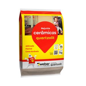Rejunte Flexível Marrom Canela 1kg Quartzolit