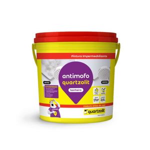 Impermeabilizante de Parede Antimofo Galão 3,6L Branco Quartzolit