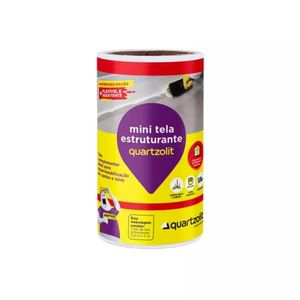 Mini Tela Estruturante 21cm x 5m Branco Quartzolit