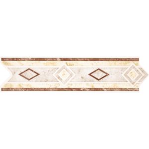 Faixa Decorativa Cora BE 8,5 x 33 cm GLD 2094 Gabriella