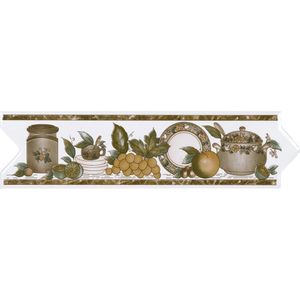 Faixa Decorativa Gerusa MR 8,5 x 33 cm GLD 2128 Gabriella