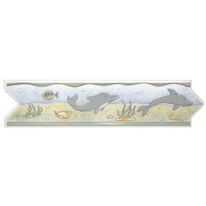 Faixa Decorativa Iara BL 8,5 x 33 cm GLD 2149 Gabriella