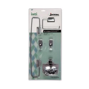 Kit Acessórios para Banheiro 5 peças Inti 18740 Jackwal