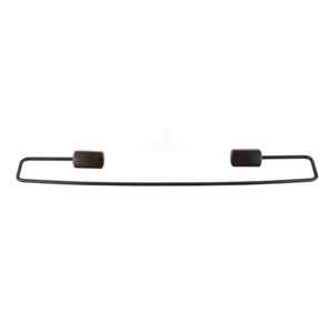 Porta Toalha Itá 46cm Preto 24807 Jackwal