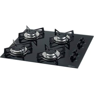 Fogão Cooktop 4 bocas Preto 1519 Fischer