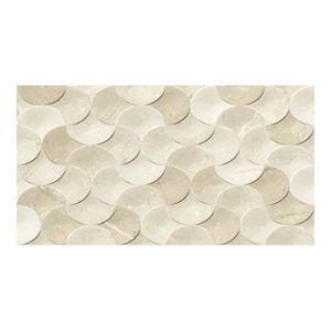 Azulejo Lyrio Bege Deco 33 x 59 cm LF33147 Lef