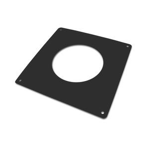 Acabamento para Fogão a Lenha 110mm Esmaltado Preto 7599 Venax
