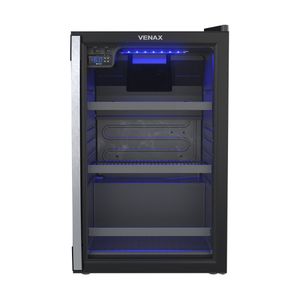 Cervejeira 82L Blue Light 100 Preto Fosco 220V Venax