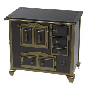 Fogão a lenha Nº 2 Imperador Premium Gabinete Esquerdo Preto 31384 Venax