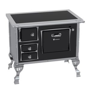 Fogão a lenha Nº 1 GII Premium Direito Preto 34977 Venax