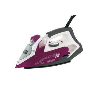 Ferro elétrico a vapor Ceramic Roxo 220V FX3080 Black+Decker