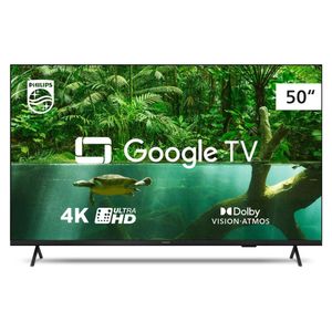 Smart TV DLED 4K 50" Google TV 50PUG7408/78 Philips