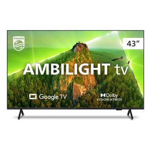 Smart TV LED 4K 43" Google TV 43PUG7908/78 Philips