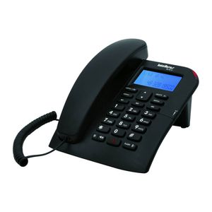 Telefone com fio Preto TC60 Intelbras
