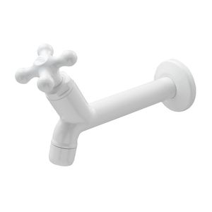 Torneira Parede Porto Belo 15cm Branco 1075 Durin