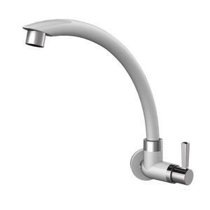 Torneira Cozinha Parede Ándria 1/4 Branco/Cromado 626 Durin