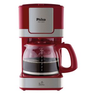 Cafeteira elétrica Inox Vermelha 220V PH31 Philco