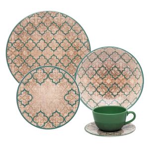 Jogo de jantar/chá 30 peças Linen 5601 Biona Oxford