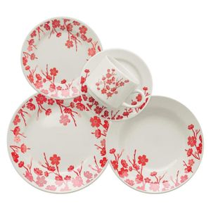 Jogo de jantar/chá 30 peças Jardim Oriental 5102 Oxford