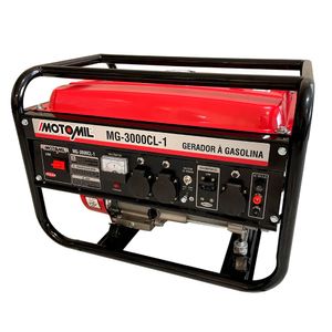 Gerador a Gasolina Monofásico 3kVA MG-3000CL-1 Motomil