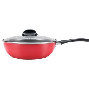 Panela Wok Garlic 24cm Vermelho 7001/366 Brinox