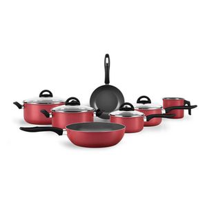 Jogo de Panelas Chilli 7 peças Cereja 7015/105 Brinox