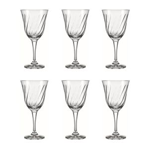 Jogo de taças 6 peças Lírio Água/Vinho 365ml 7034.50 Nadir