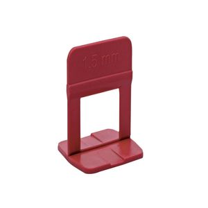 Espaçador Nivelador Eco 1,5mm 50 unidades Vermelho 61336 Cortag