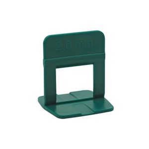 Espaçador Nivelador Eco 2mm 50 unidades Verde 61338 Cortag