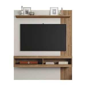 Painel Norton 1.5 Off White/Buriti Caemmun