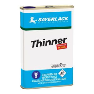 Thinner para Limpeza 5L DR4407 Sayerlack