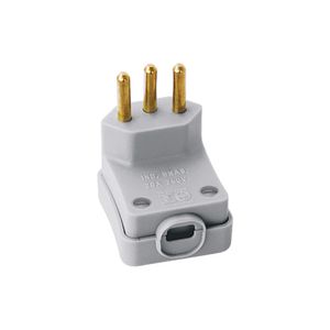 Plug Macho 90° 2P+T 20A 2056 Perlex