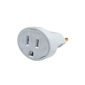 Plug Adaptador 2P+T Padrão Velho X Padrão Novo 147 Perlex
