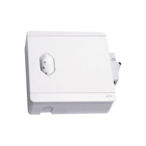 Caixa de Sobrepor para 1 Disjuntor + Tomada 2P+T 20A 2952 Perlex
