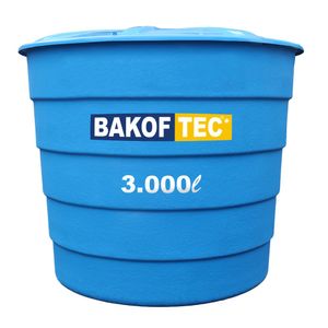 Caixa d'Água em Fibra de Vidro com Tampa 3.000L Bakof