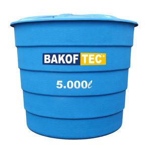 Caixa d'Água em Fibra de Vidro com Tampa 5.000L Bakof