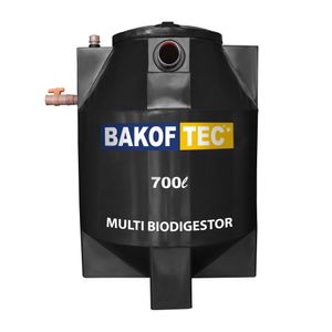 Multi Biodigestor em Polietileno 700L Preto Bakof