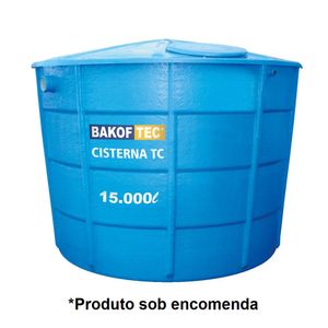 Cisterna TC Vertical Fibra de Vidro 15.000L Bakof