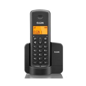 Telefone sem Fio Preto TSF 8002 Elgin