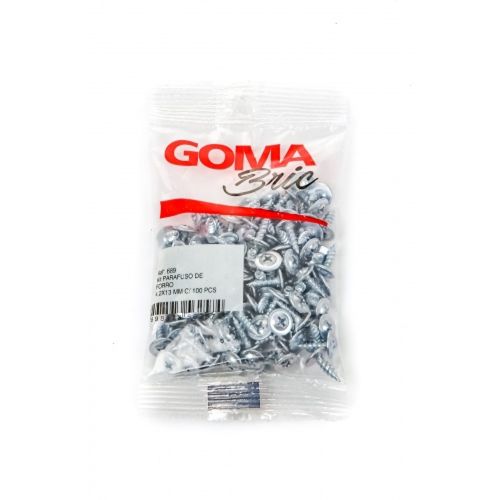 Jogo de Parafusos para Forro 4,2 x 13mm 100 peças 689 Goma