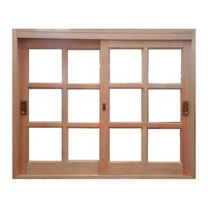 Janela de Eucalipto 120 x 120 cm 410 Real Mobili