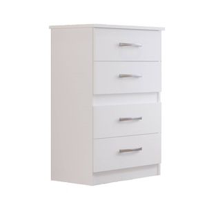 Cômoda 4 Gavetas Caribe Branca 504-4 Doripel