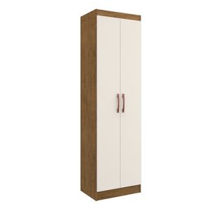 Sapateira Multiuso Ibiza 2 portas Nogueira/Off White 4099-72 Doripel