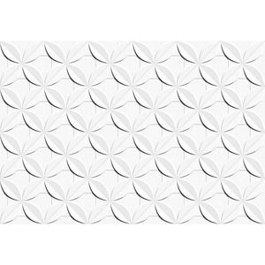 Azulejo Dália Branco 43,7 x 63,1 cm Ceusa
