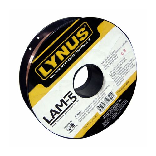 Arame para Solda MIG com Gás 0,8mm 5kg LAM-5 Lynus