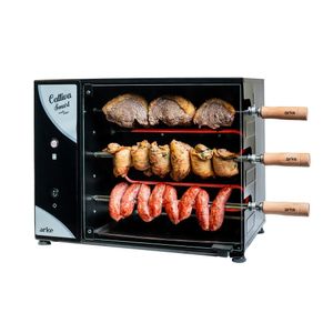 Churrasqueira Elétrica Rotativa 3 Espetos Cattiva Smart 220V 5289 Arke
