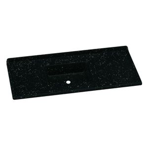 Pia Sintética Standard Granitada 120 x 50 cm Preto sem Válvula 504308 Rorato