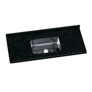 Pia Roralit 120 x 55 cm Cuba Inox Preto sem Válvula 562208 Rorato